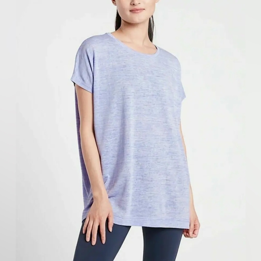 Athleta Heathered Release Breezy Cap Sleeve Tee Size 3X